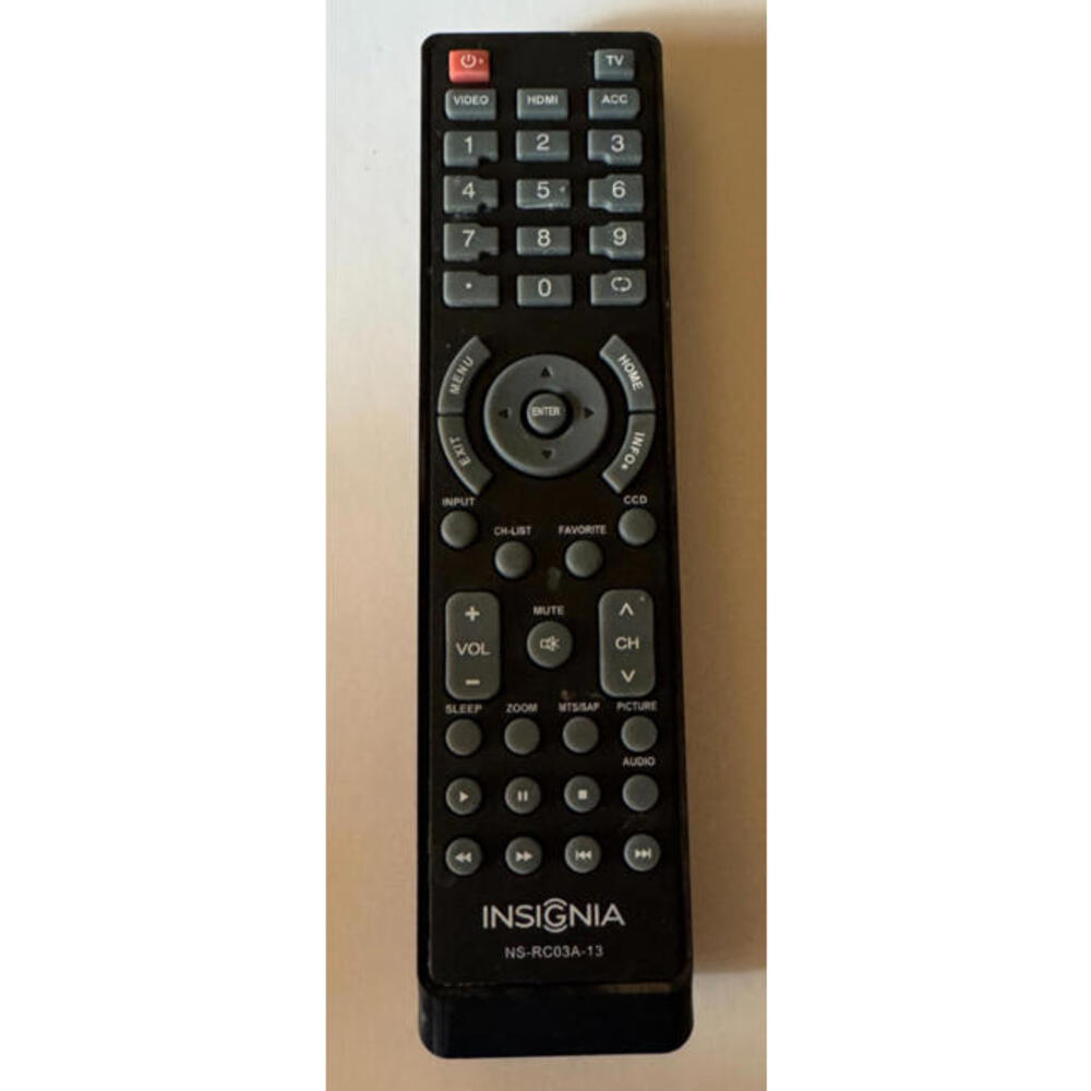 Insignia NS-RC03A-13 Remote Control for HDTV TVs – OEM – Tested & Working